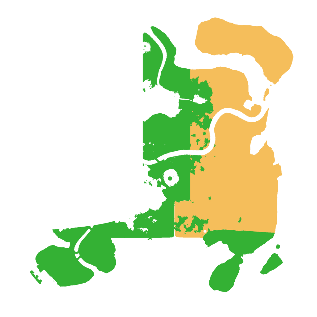 Biome Rust Map: Procedural Map, Size: 3000, Seed: 1966416185