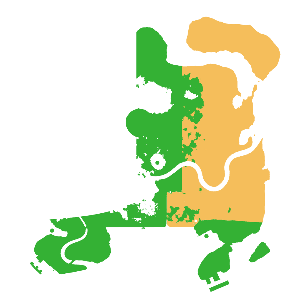Biome Rust Map: Procedural Map, Size: 3000, Seed: 1966416185