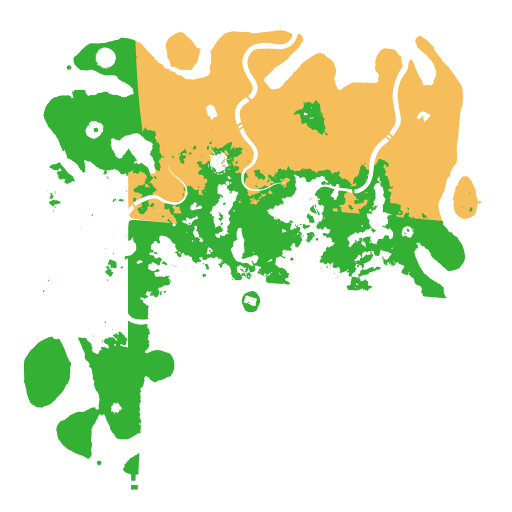 Biome Rust Map: Procedural Map, Size: 4500, Seed: 1773856857