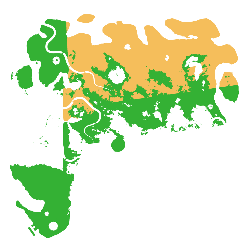 Biome Rust Map: Procedural Map, Size: 5000, Seed: 1453376879
