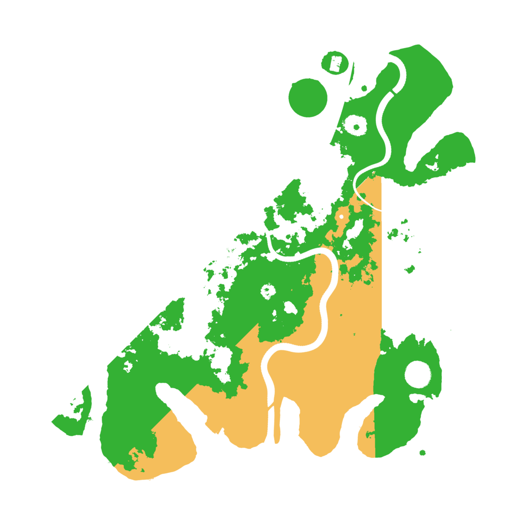Biome Rust Map: Procedural Map, Size: 3500, Seed: 477635395