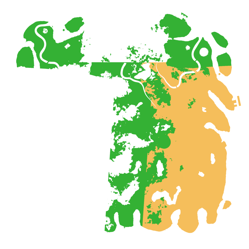 Biome Rust Map: Procedural Map, Size: 5000, Seed: 77101023