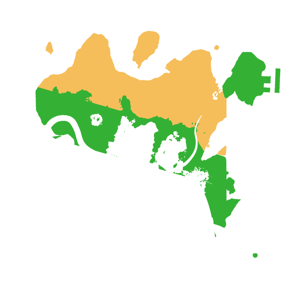 Biome Rust Map: Procedural Map, Size: 2507, Seed: 2147483647