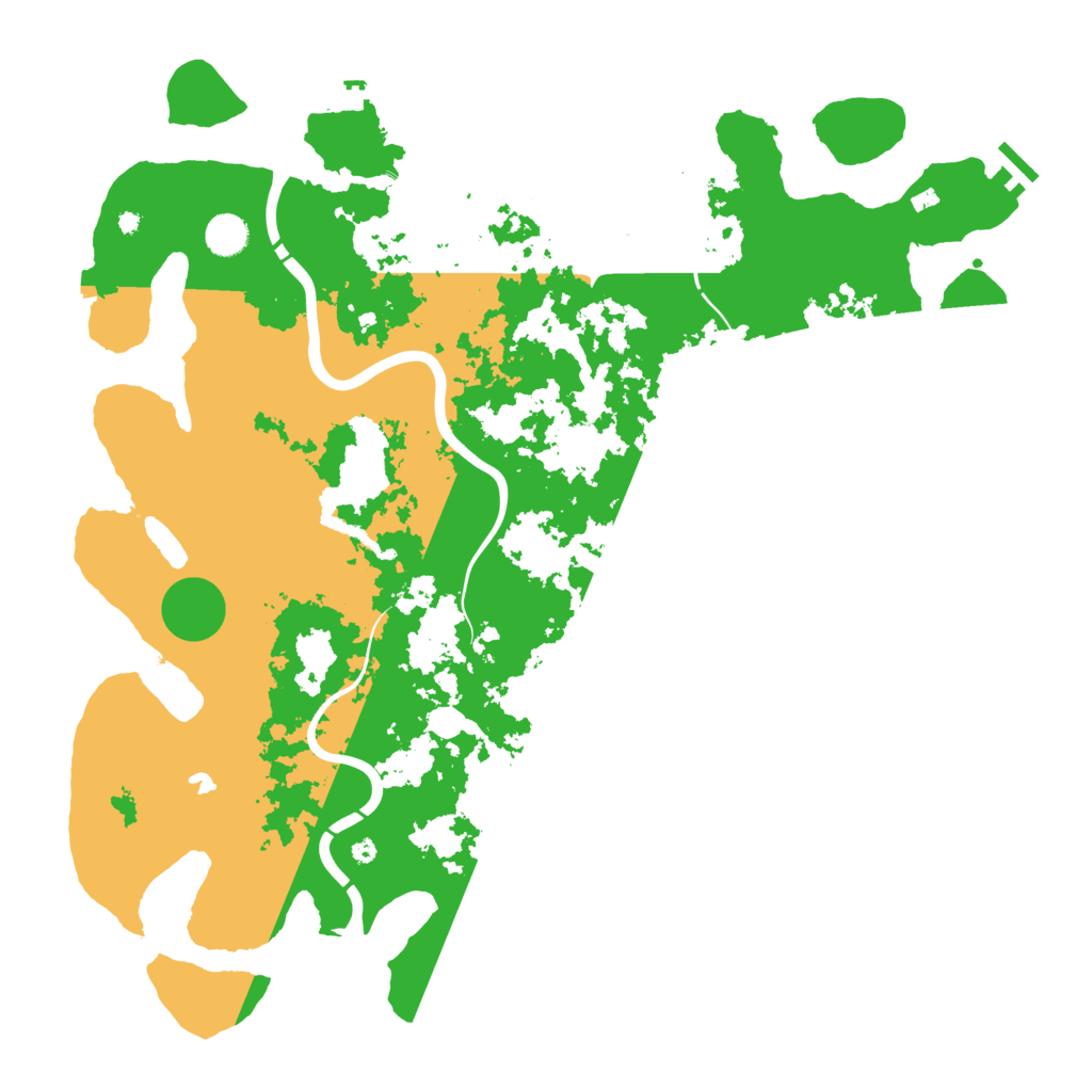 Biome Rust Map: Procedural Map, Size: 4500, Seed: 1328547778