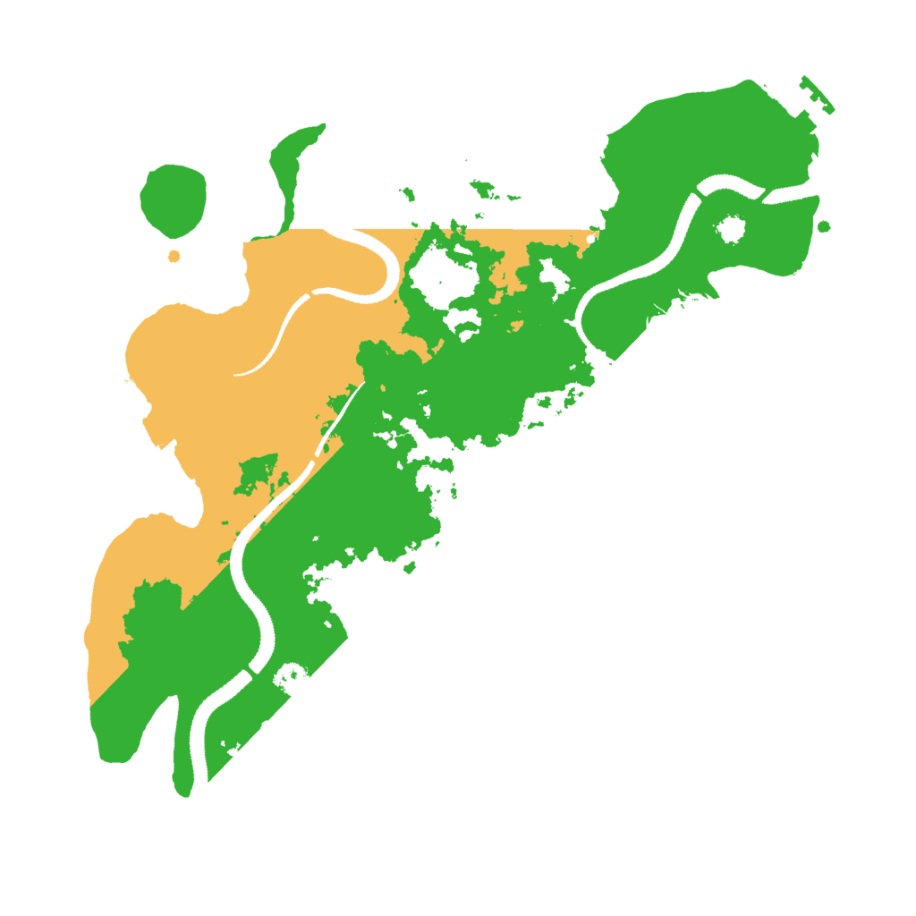 Biome Rust Map: Procedural Map, Size: 3000, Seed: 1266425809