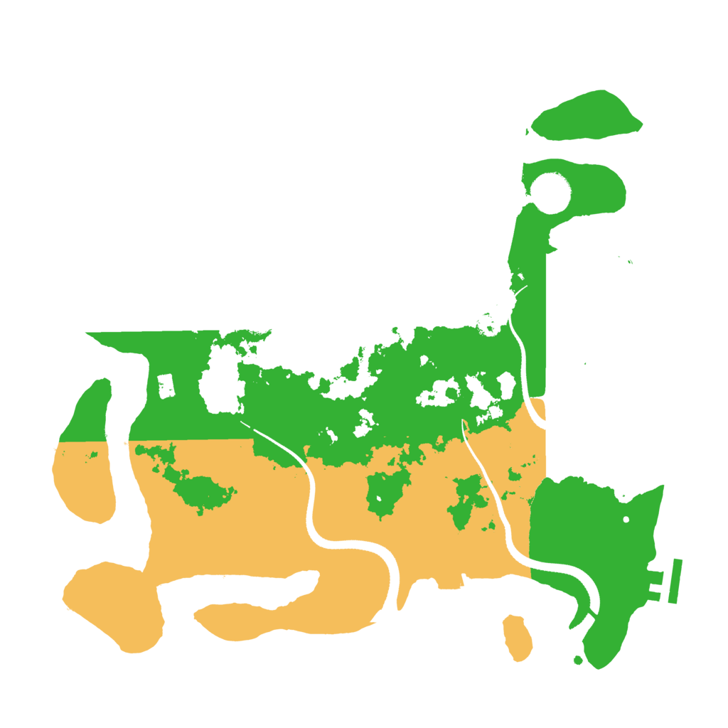 Biome Rust Map: Procedural Map, Size: 3300, Seed: 7342738