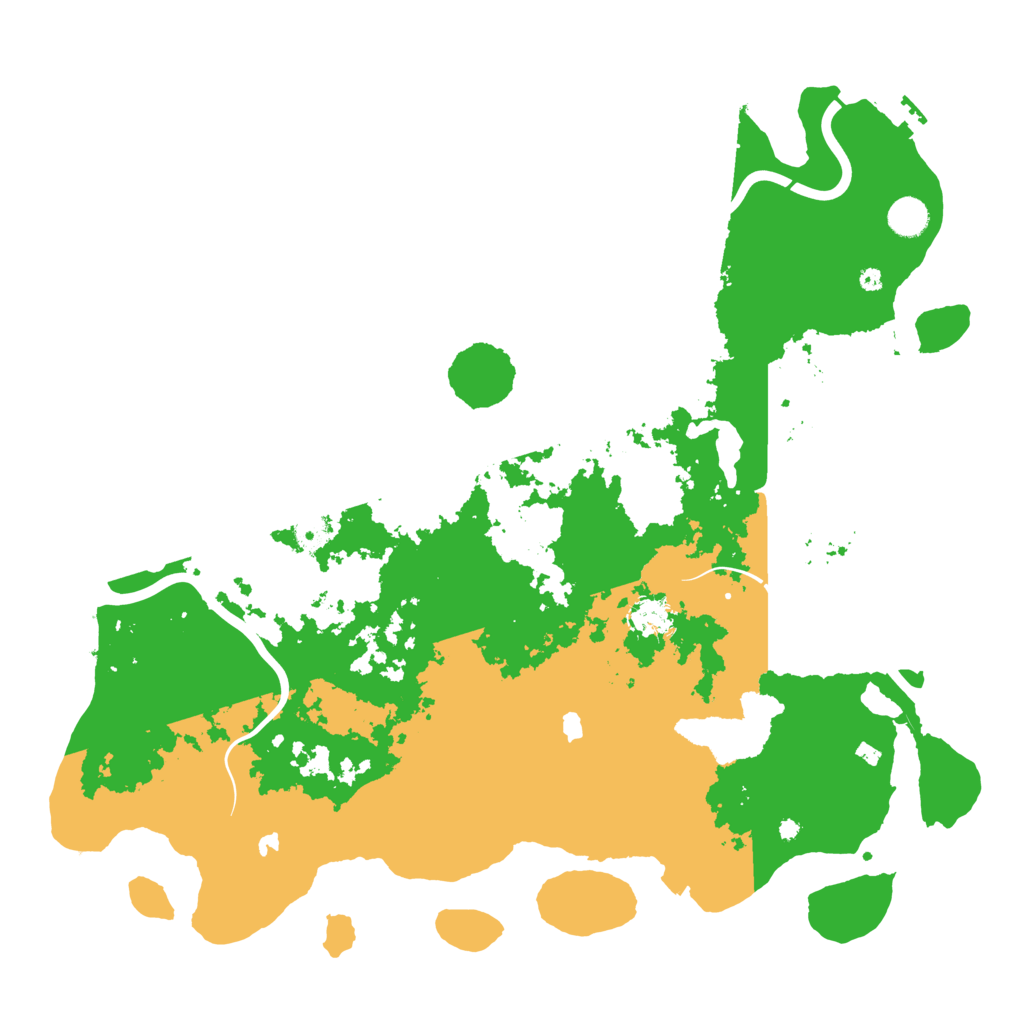 Biome Rust Map: Procedural Map, Size: 4500, Seed: 572475660