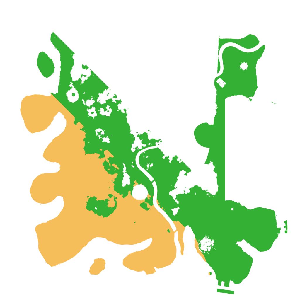 Biome Rust Map: Procedural Map, Size: 3500, Seed: 192606811