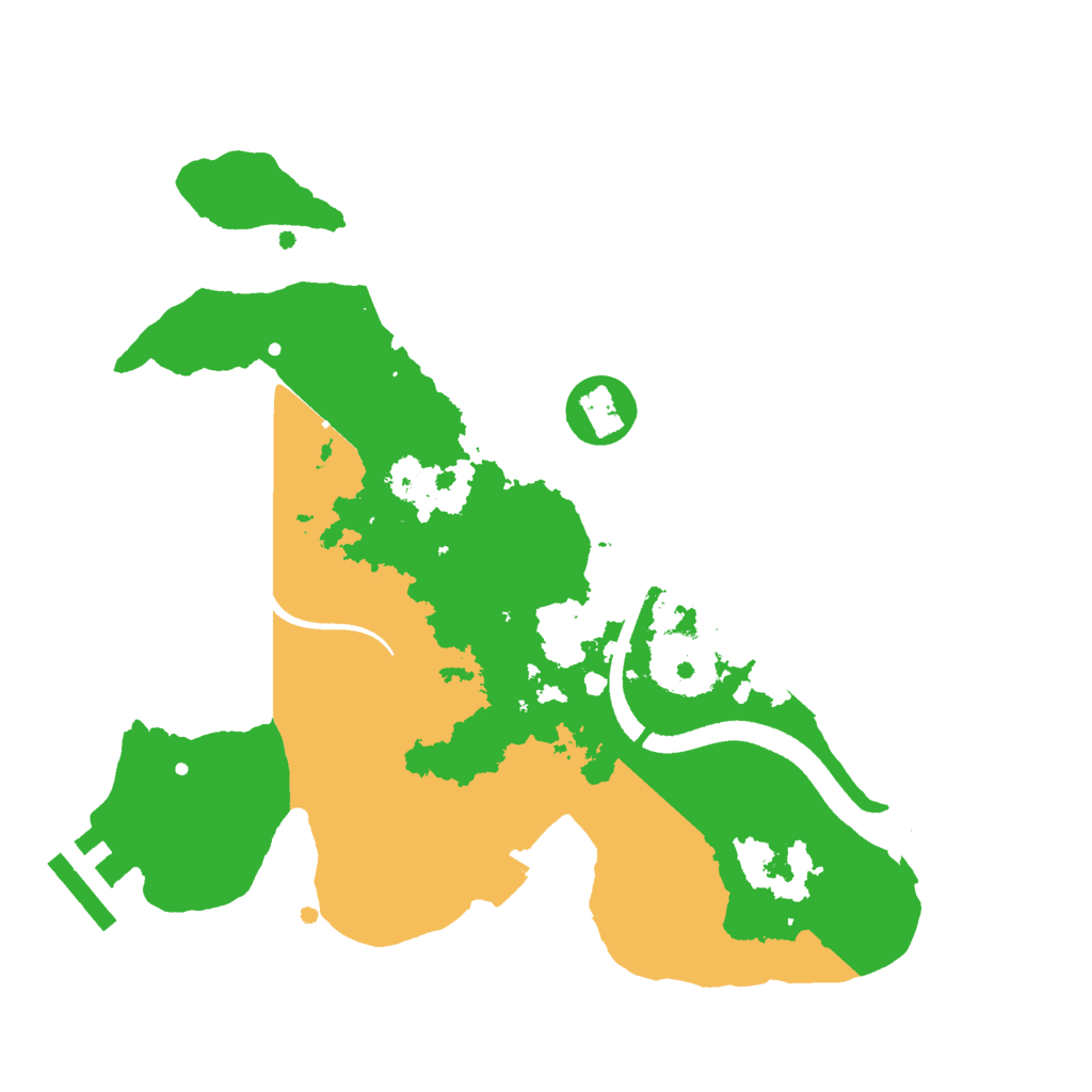 Biome Rust Map: Procedural Map, Size: 2500, Seed: 201528072