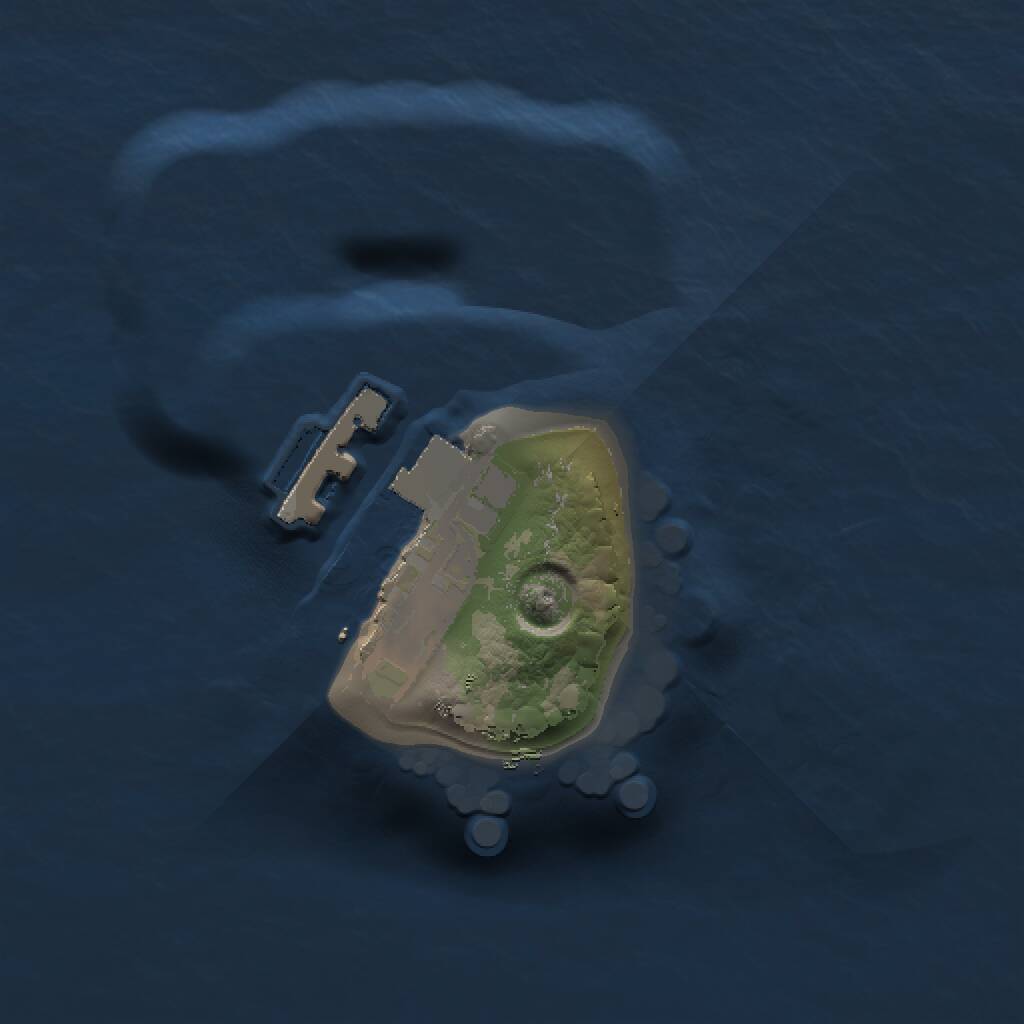 Rust Map: Procedural Map, Size: 1000, Seed: 416273963, 2 Monuments