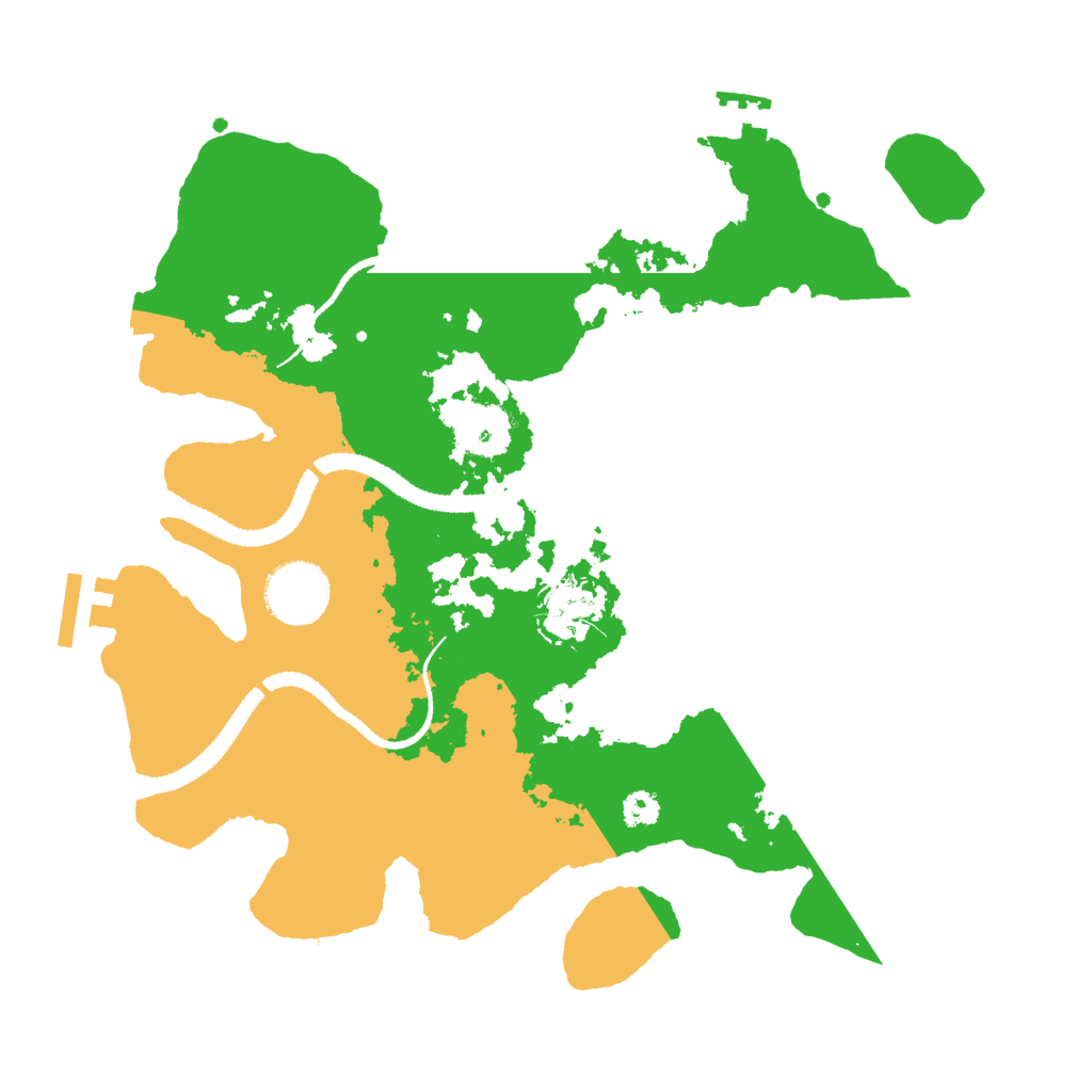 Biome Rust Map: Procedural Map, Size: 3000, Seed: 7468930
