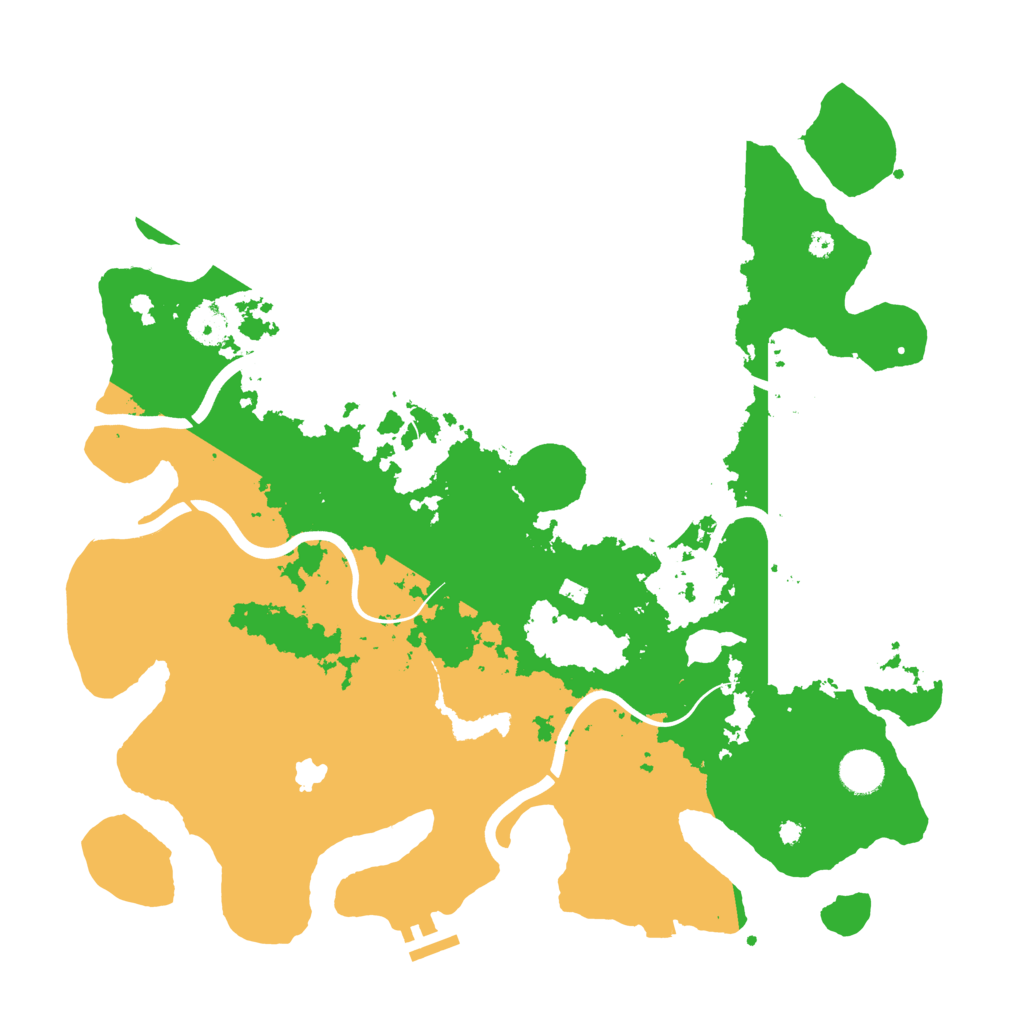 Biome Rust Map: Procedural Map, Size: 4050, Seed: 1366791543