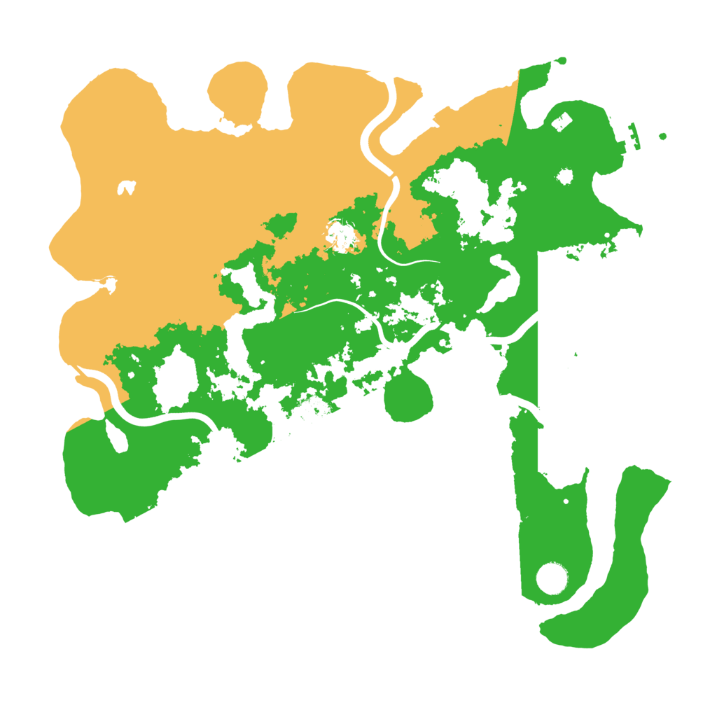 Biome Rust Map: Procedural Map, Size: 4000, Seed: 9464