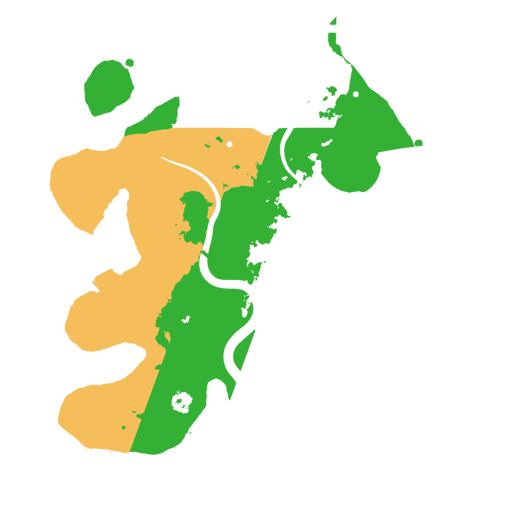 Biome Rust Map: Procedural Map, Size: 2500, Seed: 213060062