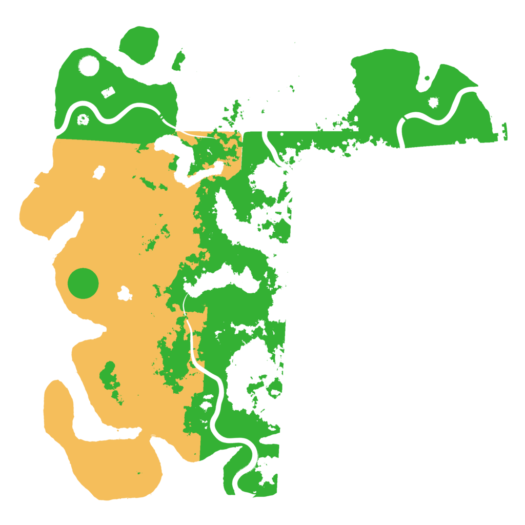 Biome Rust Map: Procedural Map, Size: 4500, Seed: 710412725