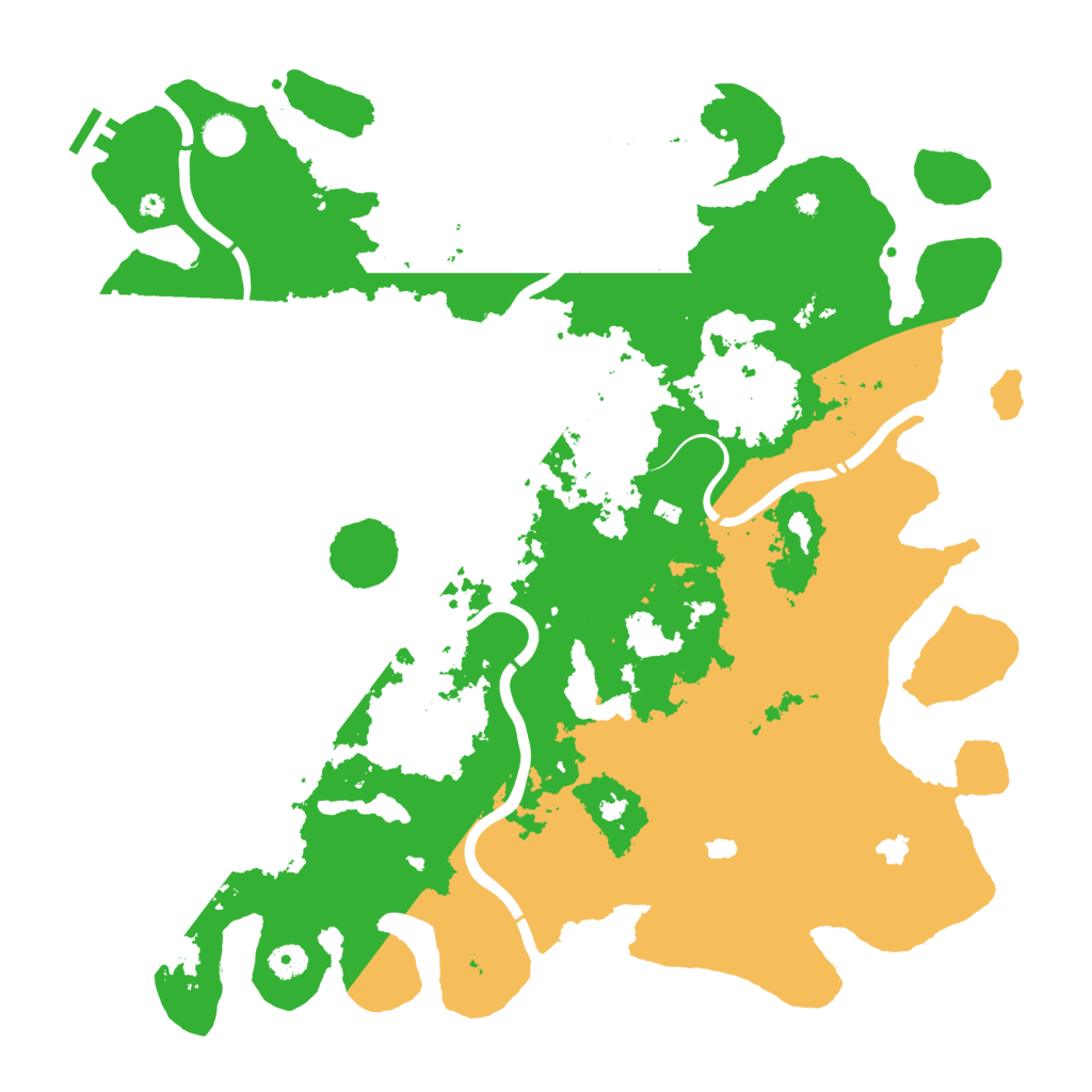 Biome Rust Map: Procedural Map, Size: 4500, Seed: 524467663