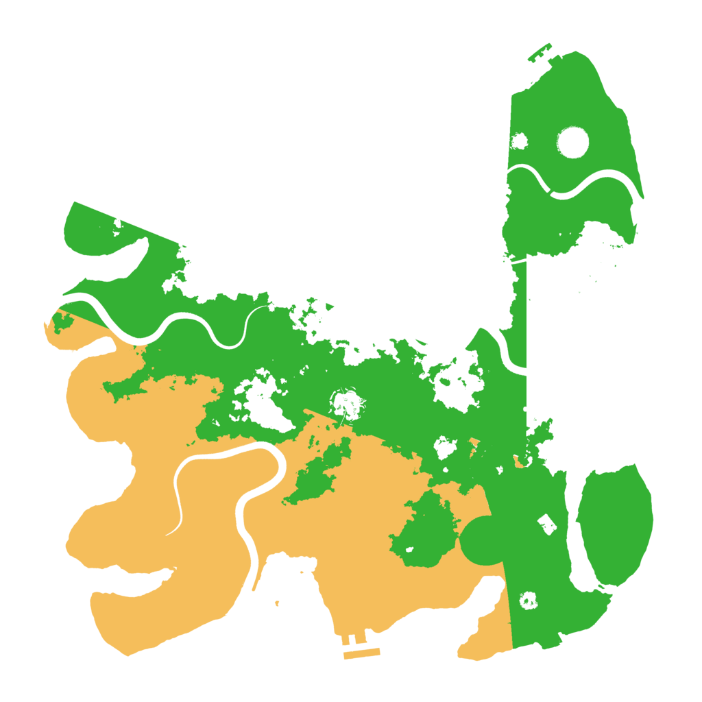 Biome Rust Map: Procedural Map, Size: 3900, Seed: 1106966867
