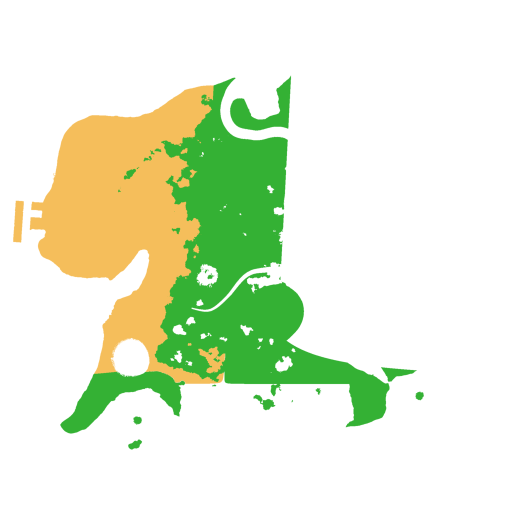 Biome Rust Map: Procedural Map, Size: 2500, Seed: 1157721028