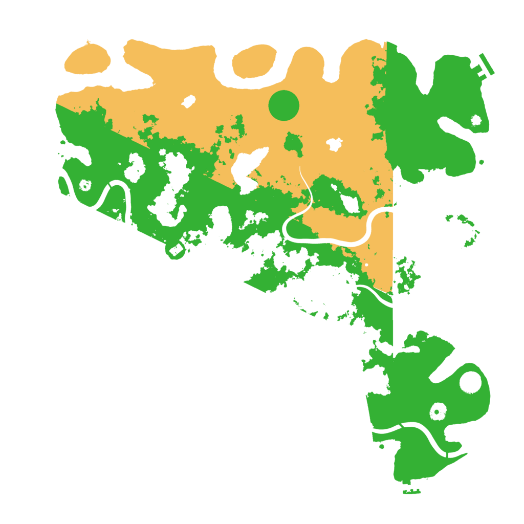 Biome Rust Map: Procedural Map, Size: 4500, Seed: 2127058567