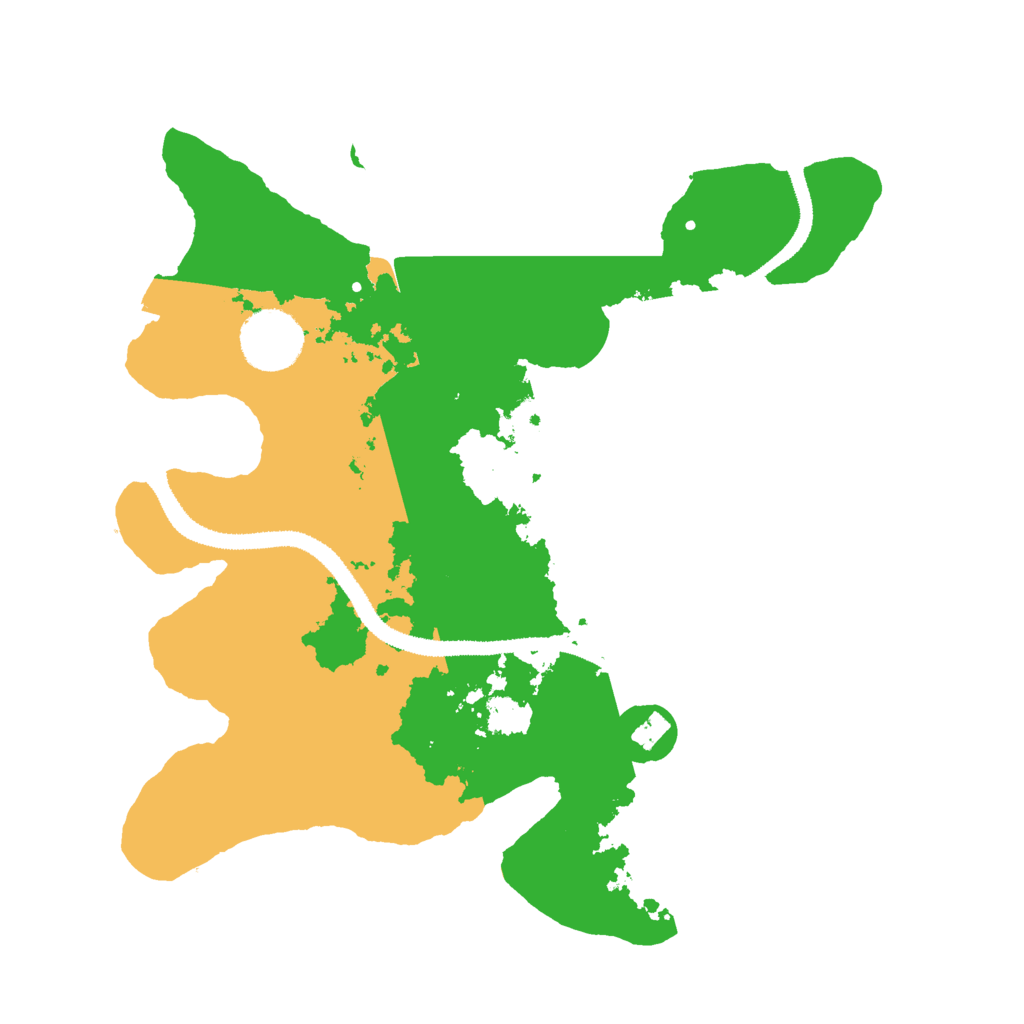 Biome Rust Map: Procedural Map, Size: 3000, Seed: 322517612