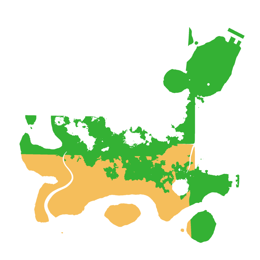 Biome Rust Map: Procedural Map, Size: 3000, Seed: 730007720