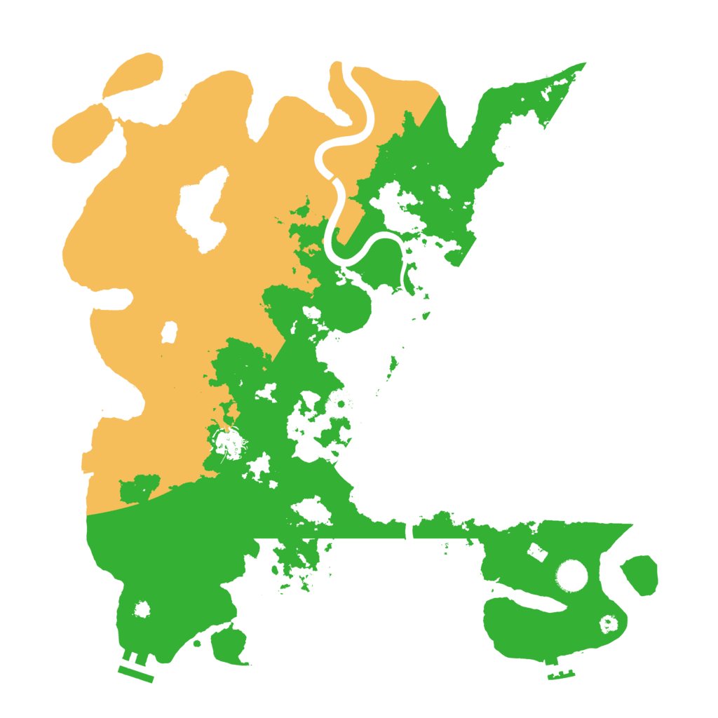 Biome Rust Map: Procedural Map, Size: 4000, Seed: 2133