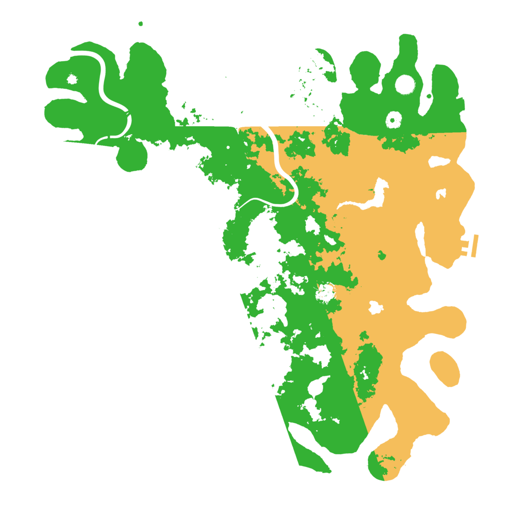 Biome Rust Map: Procedural Map, Size: 4500, Seed: 3335567