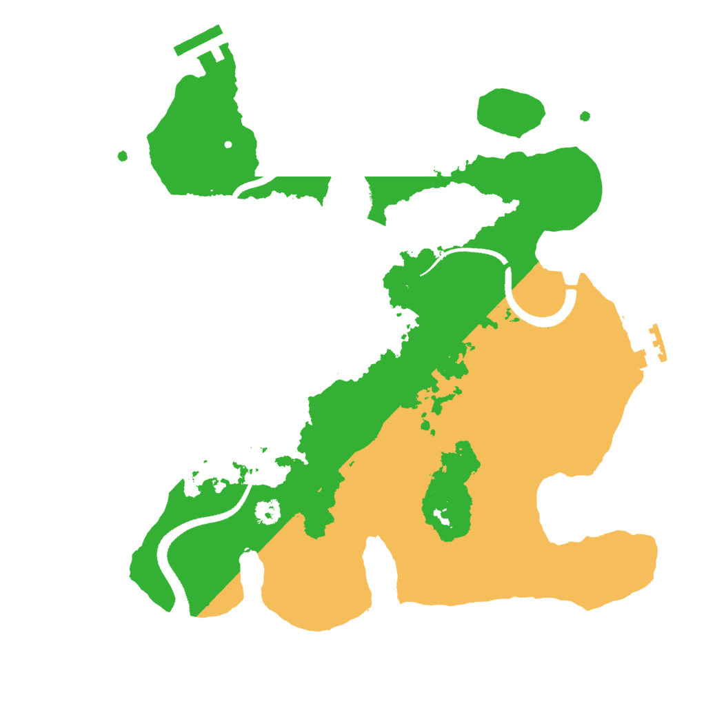Biome Rust Map: Procedural Map, Size: 2800, Seed: 916676001
