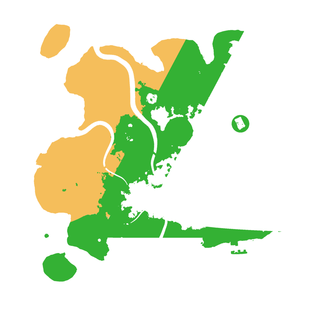Biome Rust Map: Procedural Map, Size: 3000, Seed: 132563437