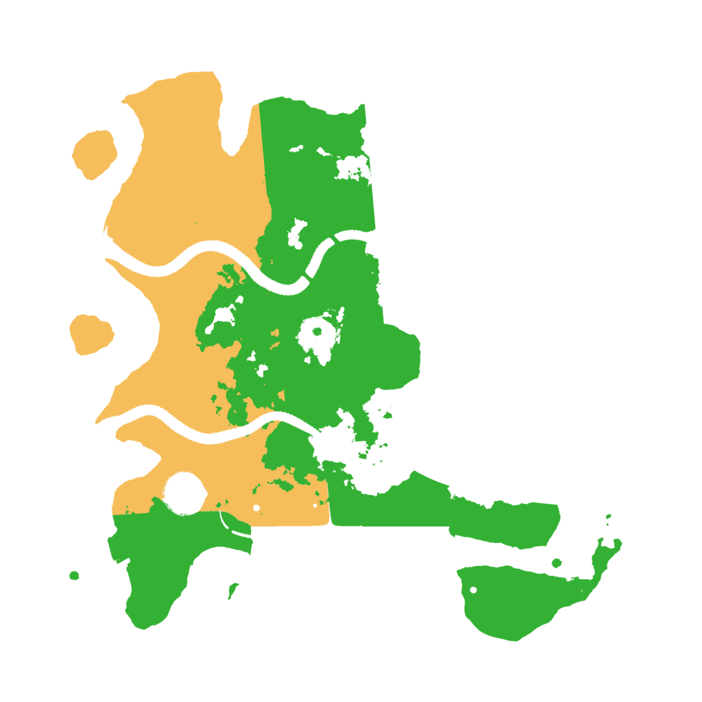 Biome Rust Map: Procedural Map, Size: 3000, Seed: 28697
