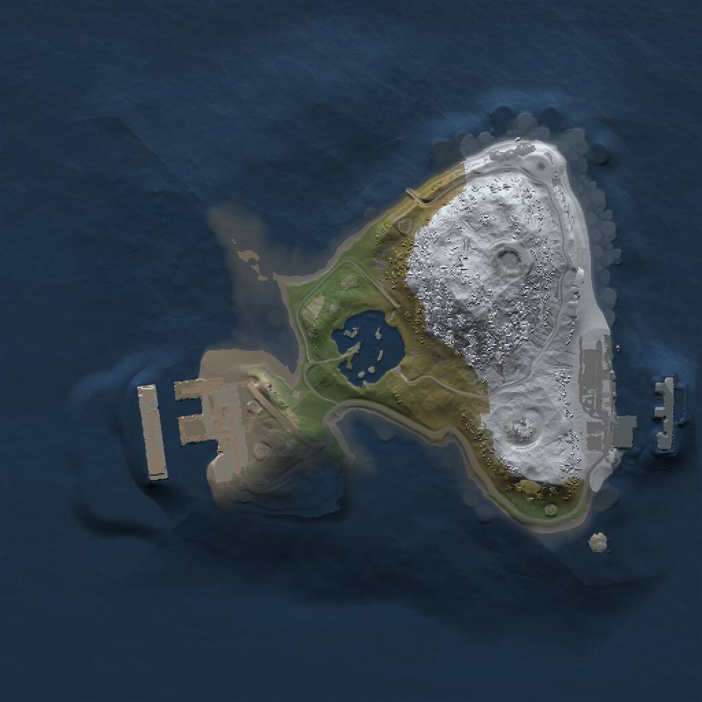 Rust Map: Procedural Map, Size: 1500, Seed: 68686869, 4 Monuments