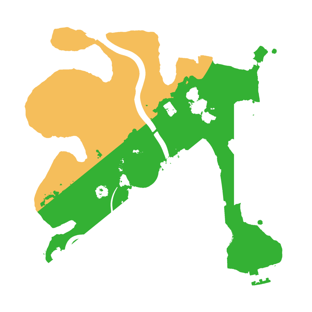 Biome Rust Map: Procedural Map, Size: 2500, Seed: 1544974438