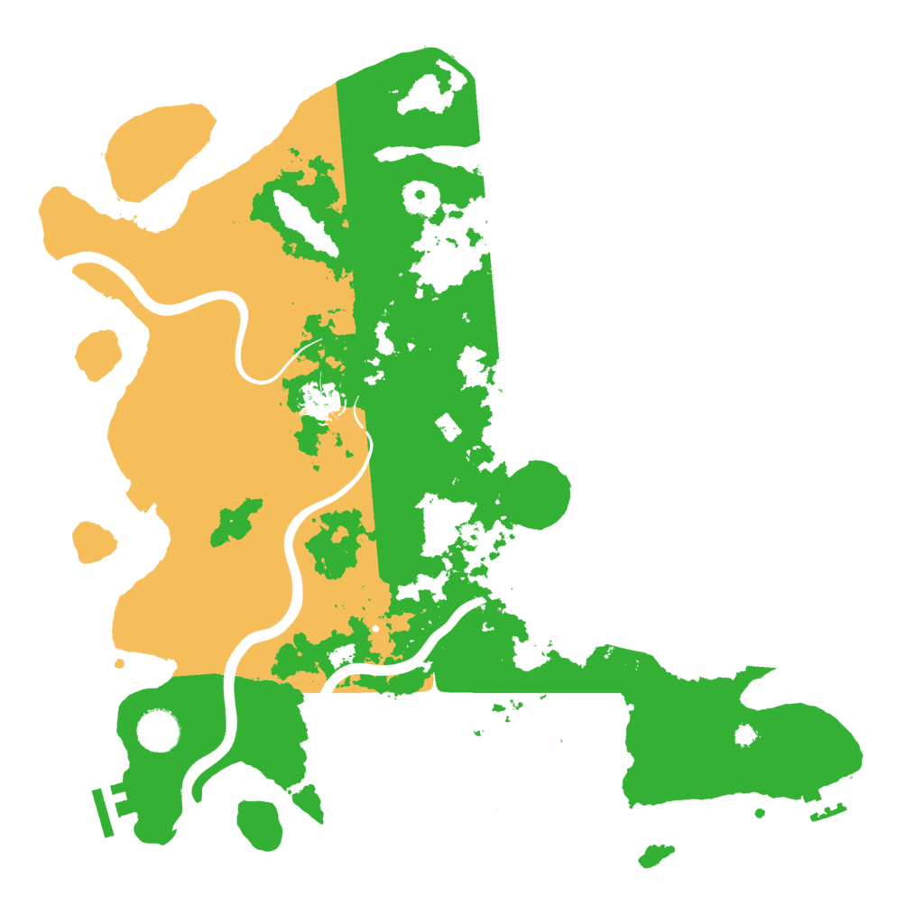 Biome Rust Map: Procedural Map, Size: 3800, Seed: 28697