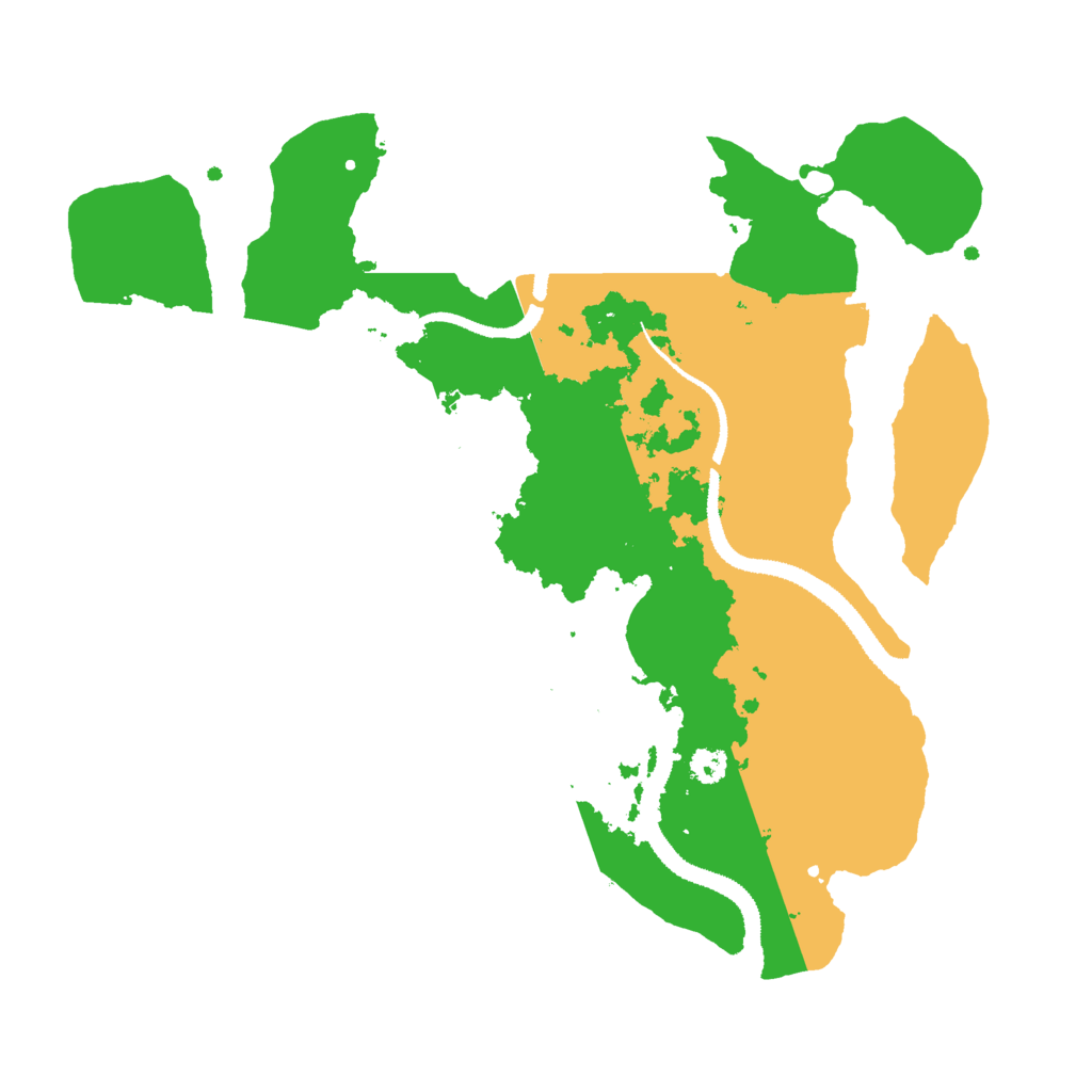 Biome Rust Map: Procedural Map, Size: 3000, Seed: 220499707