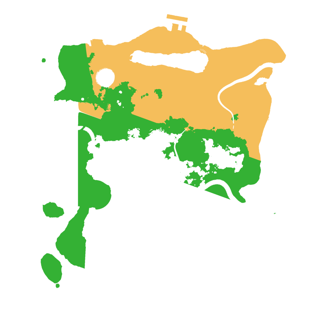 Biome Rust Map: Procedural Map, Size: 3000, Seed: 104024
