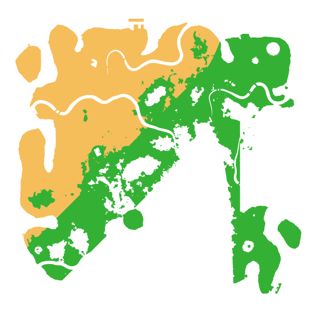 Biome Rust Map: Procedural Map, Size: 4250, Seed: 1063627879