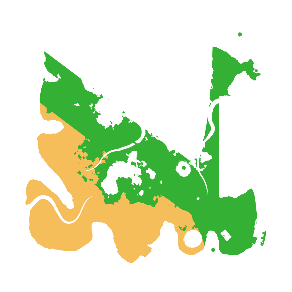 Biome Rust Map: Procedural Map, Size: 3000, Seed: 7722302
