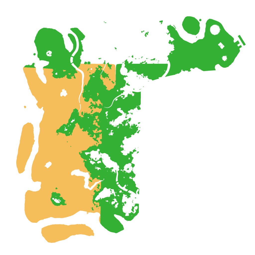 Biome Rust Map: Procedural Map, Size: 4500, Seed: 773352573