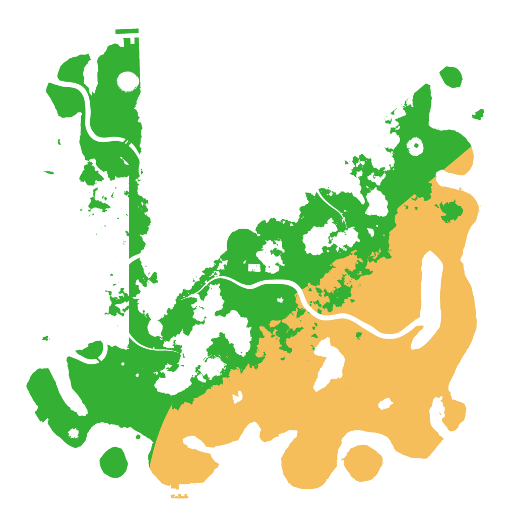 Biome Rust Map: Procedural Map, Size: 4500, Seed: 597870173