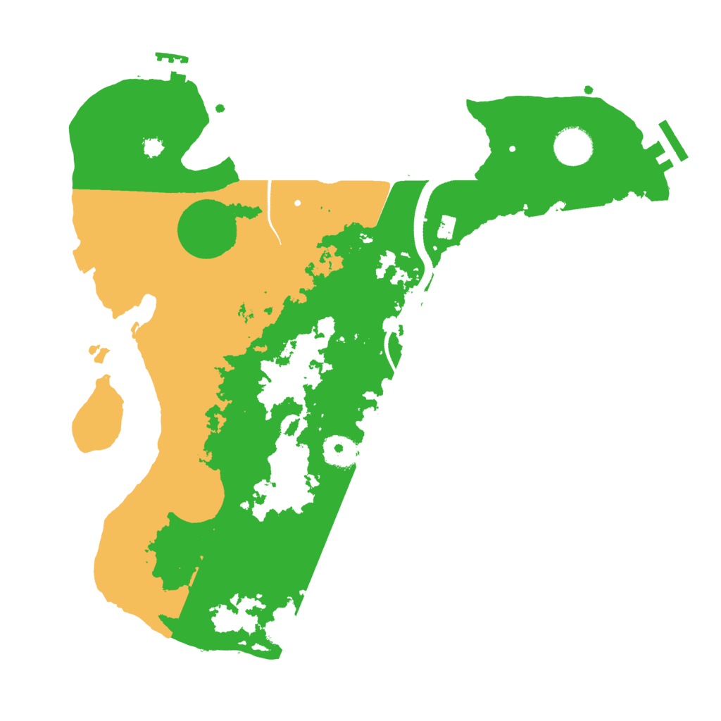 Biome Rust Map: Procedural Map, Size: 3300, Seed: 1392584096