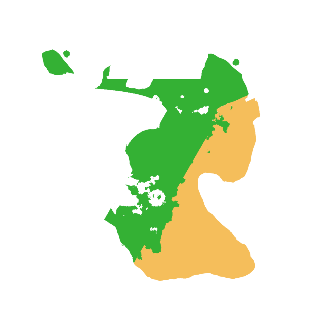 Biome Rust Map: Procedural Map, Size: 1900, Seed: 3443434