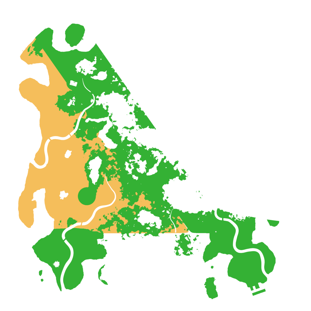 Biome Rust Map: Procedural Map, Size: 4600, Seed: 845098744