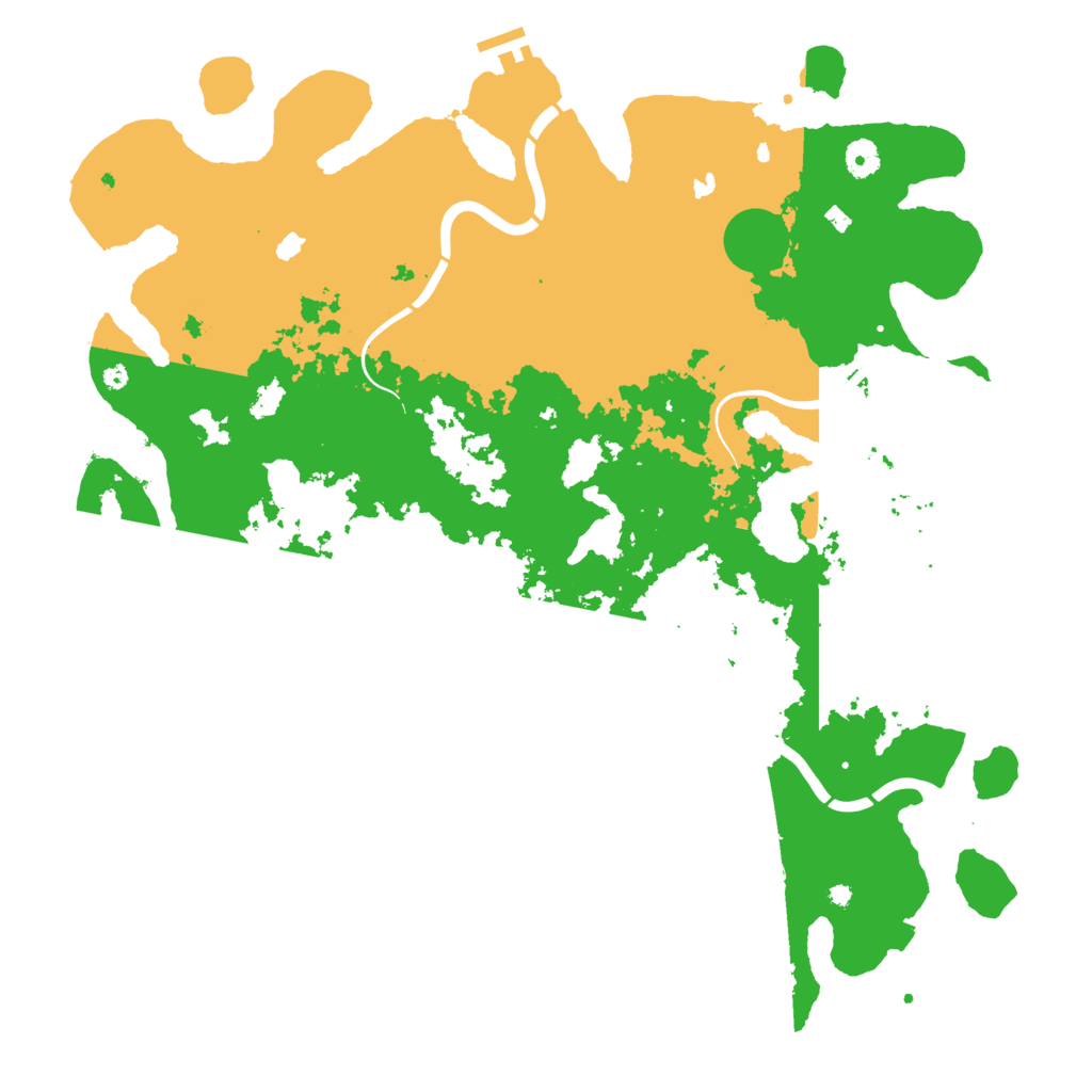 Biome Rust Map: Procedural Map, Size: 4500, Seed: 762873261