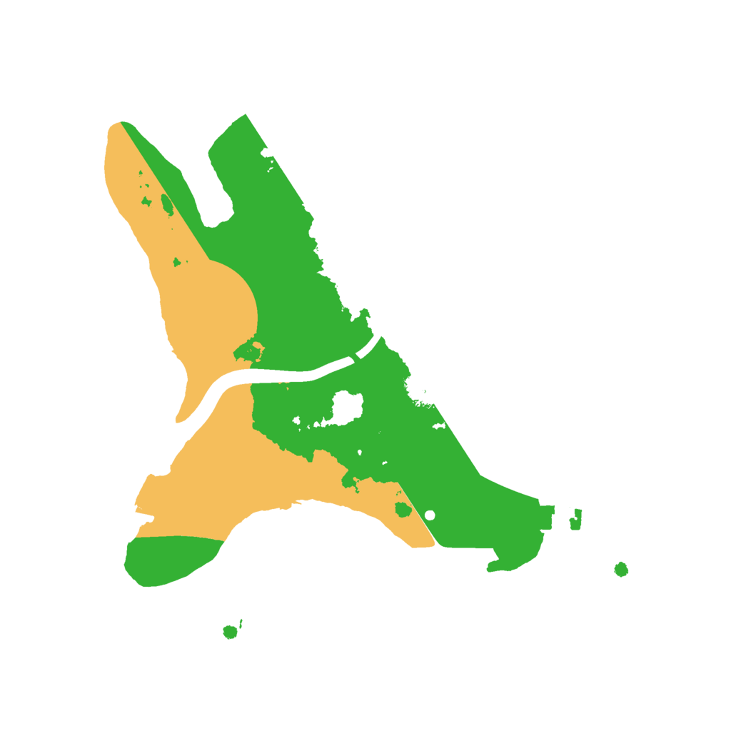 Biome Rust Map: Procedural Map, Size: 2100, Seed: 151515151