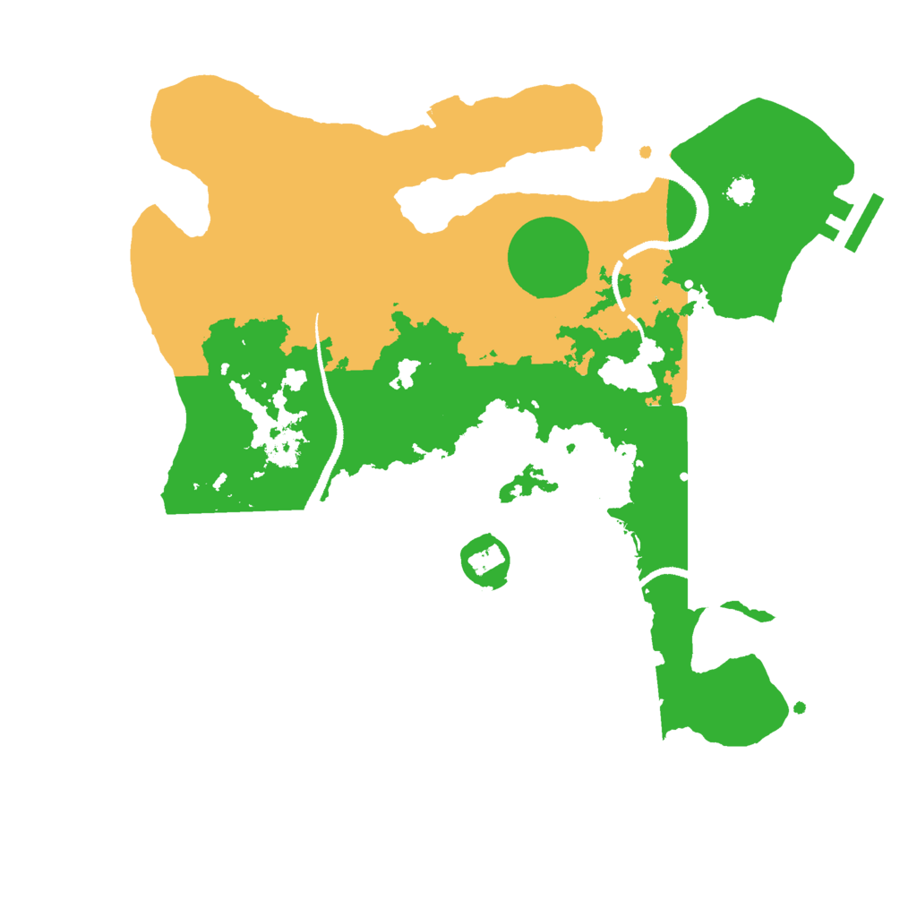 Biome Rust Map: Procedural Map, Size: 3000, Seed: 72214