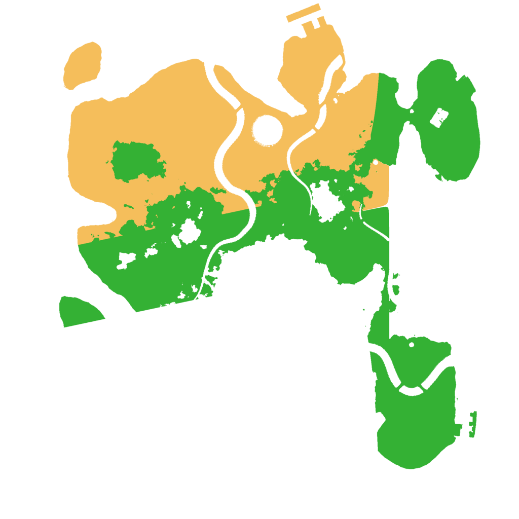 Biome Rust Map: Procedural Map, Size: 3000, Seed: 2089