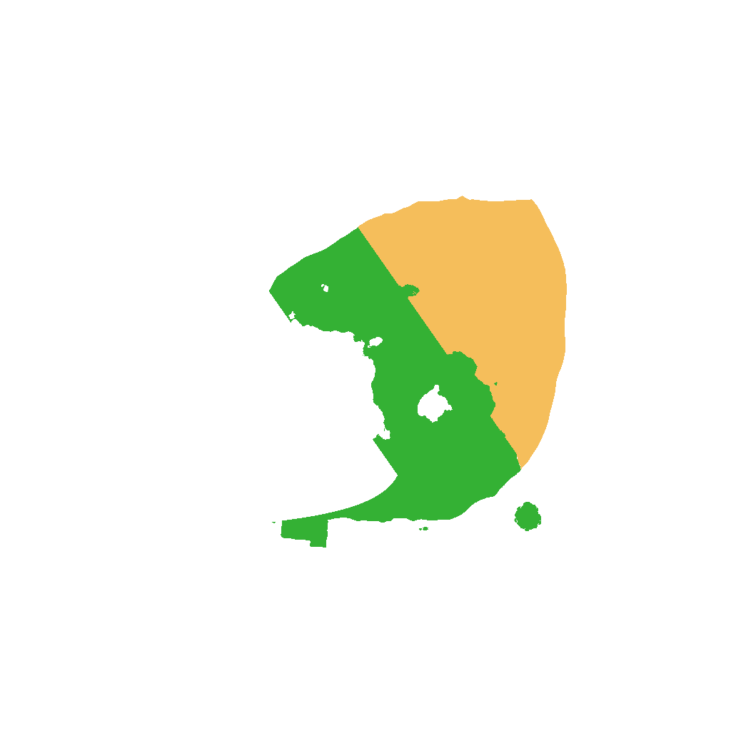 Biome Rust Map: Procedural Map, Size: 1100, Seed: 19686