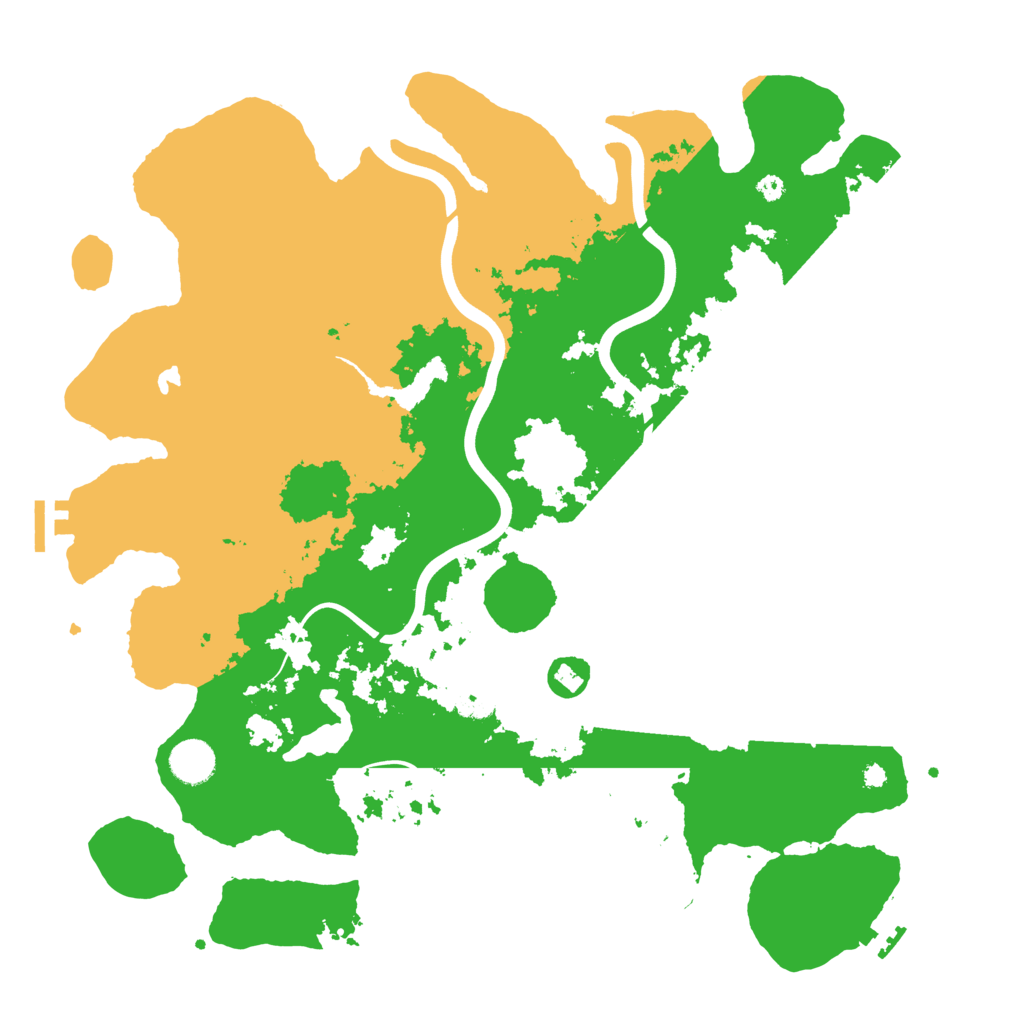 Biome Rust Map: Procedural Map, Size: 4000, Seed: 549806