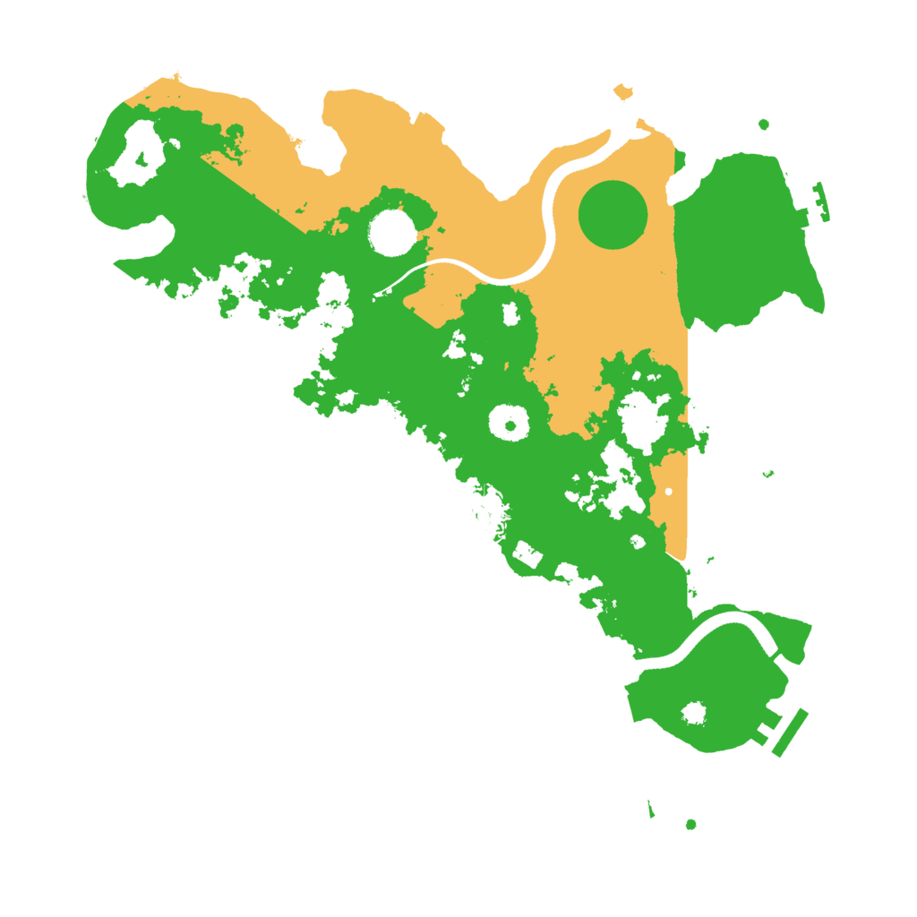 Biome Rust Map: Procedural Map, Size: 3500, Seed: 865924741