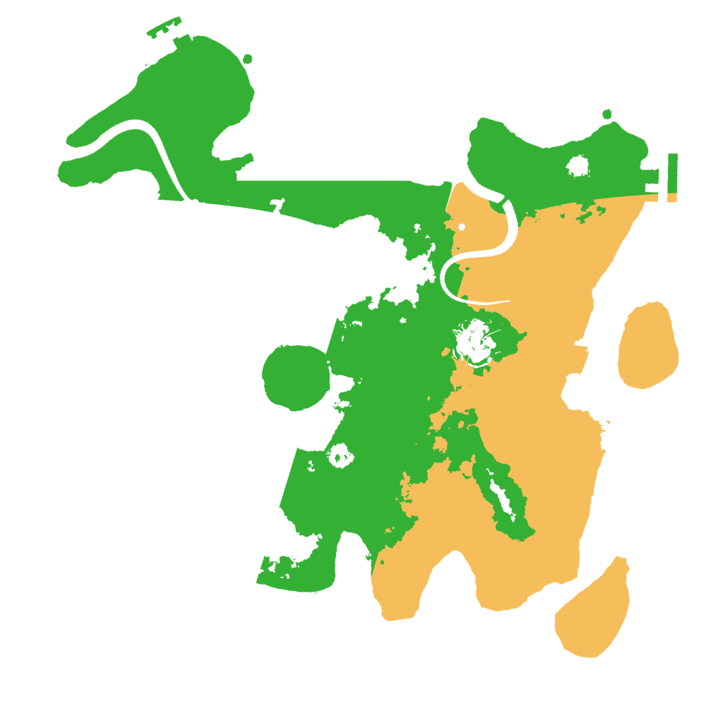 Biome Rust Map: Procedural Map, Size: 3000, Seed: 628692209